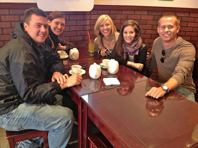 tea with Drew, Shannon, Bessie, Jodi, at Teariffic, NYC