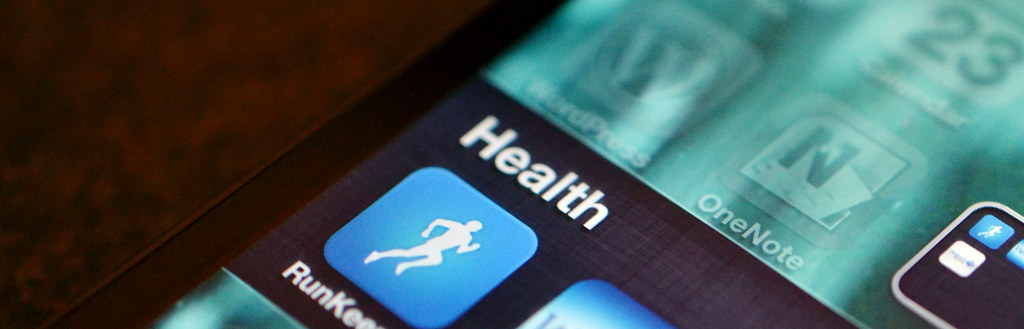 Runkeeper and health on iPhone by Jason A. Howie, on Flickr