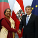 Besuch von Außenministerin Dipu Mini, Bangladesch