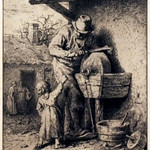<b>Le Remouleur</b><br/> Charles Émile Jacque (Etching) (1850)<a href="//farm9.static.flickr.com/8249/8451335738_a5510ca082_o.jpg" title="High res">&prop;</a>

