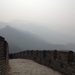 Horrible pollution day at the Great Wall
