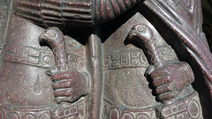 Tetrarchs, detail with hands on hilts