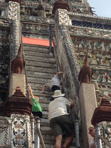 Climbing Wat Arun • <a style="font-size:0.8em;" href="http://www.flickr.com/photos/96277117@N00/8643507573/" target="_blank">View on Flickr</a>