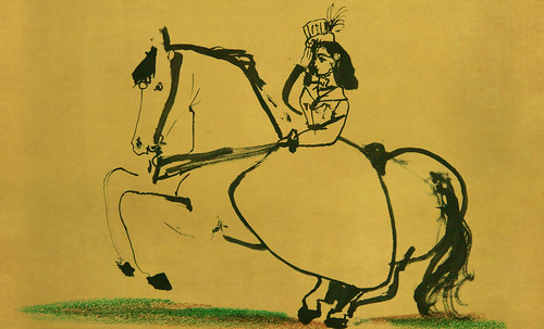 Equitación, descripción de Diego Velazquez (1634), abstracción y reinterpretación de Pablo Picasso (1961). • <a style="font-size:0.8em;" href="http://www.flickr.com/photos/30735181@N00/8746791393/" target="_blank">View on Flickr</a>