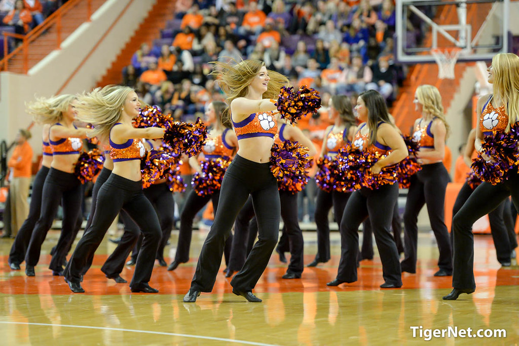 Clemson Basketball Photo of Rally Cats and Florida A&M