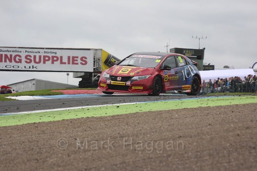 Jeff Smith in BTCC race 2 during the Knockhill Weekend 2016