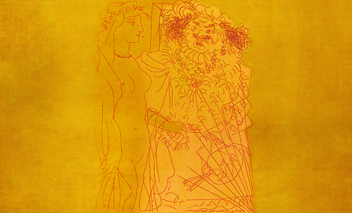 Autoretrato con Saskia, pulsión de Rembrandt Hamenzoon van Rijn (1635), proyección de Pablo Picasso (1963). • <a style="font-size:0.8em;" href="http://www.flickr.com/photos/30735181@N00/8748018468/" target="_blank">View on Flickr</a>