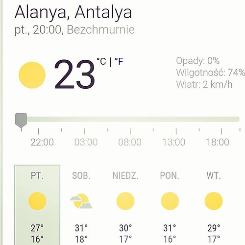 Pogoda na pozostałe dni wakacji #pogoda #antalya #alanya #turkey #turcja #szysz #holiday #wakacje