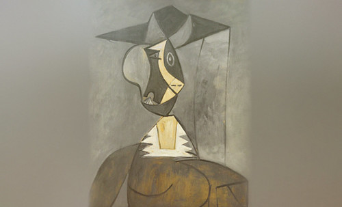 Mujer en Gris, caracterización de Pablo Picasso (1942), recreación de Roy Lichtenstein (1962). • <a style="font-size:0.8em;" href="http://www.flickr.com/photos/30735181@N00/8805266107/" target="_blank">View on Flickr</a>