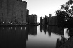 Erie Canal at Grain Elevators • <a style="font-size:0.8em;" href="http://www.flickr.com/photos/59137086@N08/7855002450/" target="_blank">View on Flickr</a>