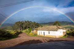A rainbow over El Angel.