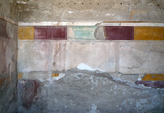 First style wall painting, House of the Faun, Pompeii