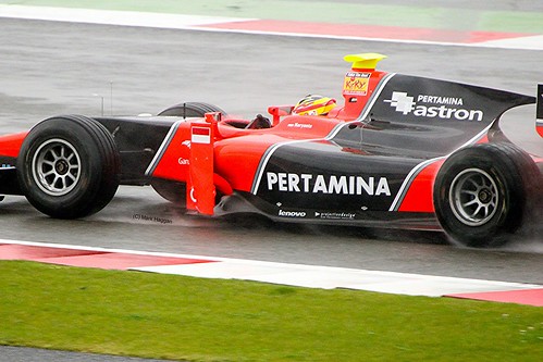 Rio Haryanto at Silverstone