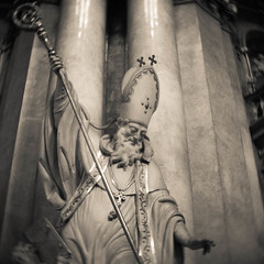 St. Cyril statue, St. Nicholas Prague • <a style="font-size:0.8em;" href="https://www.flickr.com/photos/25932453@N00/7780920676/" target="_blank">View on Flickr</a>