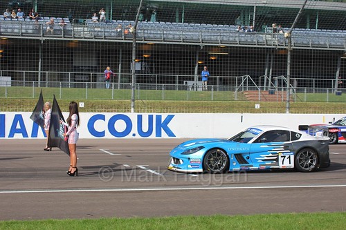 The Ginetta GT4 Supercup Grid at Rockingham, 2016