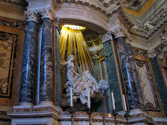 Bernini, Ecstasy of Saint Teresa (from left), Cornaro Chapel, Santa Maria della Vittoria