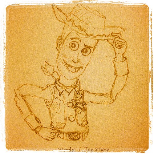 Woody Toy Story 下書き Disney Pixar Toystory Woody Illustration Sketch ディズニー ピクサー トイストーリー ウッディ イラスト スケッチ 絵 A Photo On Flickriver
