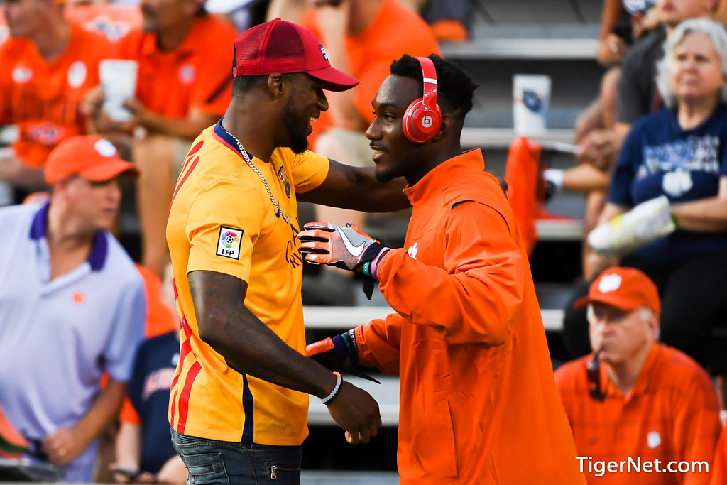 Clemson Football Photo of Cordrea Tankersley and TJ Green