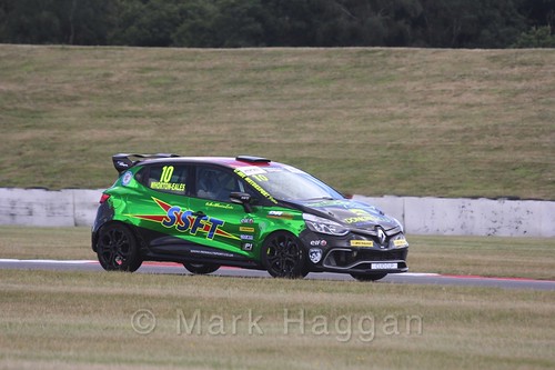 Ant Whorton-Eales in the Clio Cup during the BTCC 2016 Weekend at Snetterton