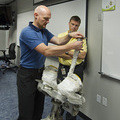 Alexander Gerst and Reid Wiseman during training at JSC