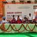 UN Women Executive Director Michelle Bachelet attends a gram sabha (local council) meeting with elected women representatives and grassroots women during a three-day visit to India from 3 to 5 October 2012