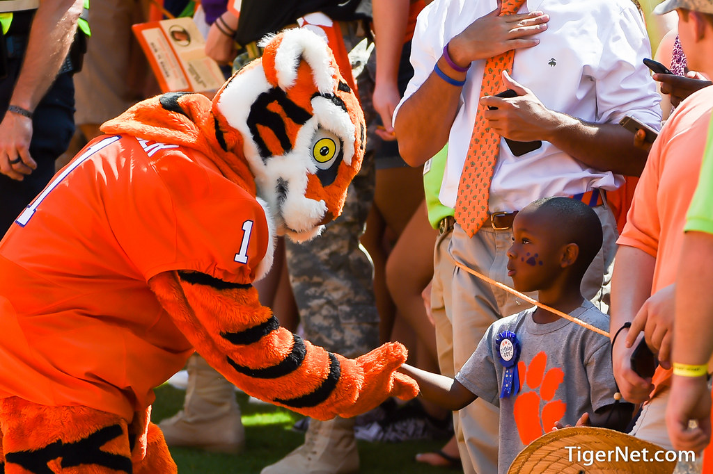 Clemson Football Photo of troy and The Tiger