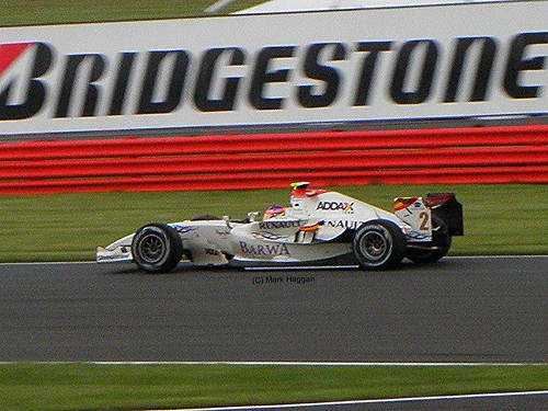 Romain Grosjean in GP2 at the 2009 British Grand Prix