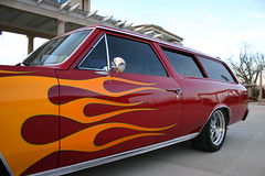 1966 Chevelle Custom 2 Door Wagon • <a style="font-size:0.8em;" href="http://www.flickr.com/photos/85572005@N00/8428890318/" target="_blank">View on Flickr</a>