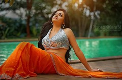 South actress Madhu Chanda Photos Set-1-Hot In Saree (13)