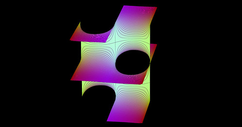 Rectangular Tori, Gauss Map=P/P • <a style="font-size:0.8em;" href="http://www.flickr.com/photos/30735181@N00/29523340870/" target="_blank">View on Flickr</a>
