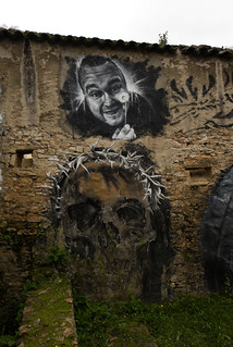 Kim Dotcom, painted portrait by Cart'1 @ Abode of Chaos DDC_7607