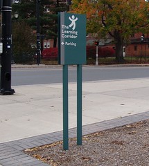 Exterior Wayfinding Directional Post & Panel Sign