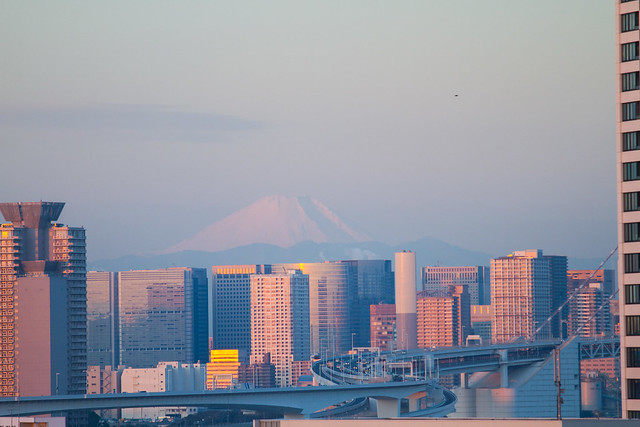 今朝も富士山がとても綺麗に見えますね。中...
