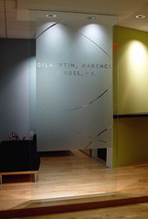 Interior Corporate Identity Signage on Glass