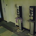 Payphones and a courtesy phone by the elevator