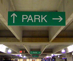 Parking Structure Signage