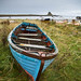 Blue Boat and Lindisfarne Castle • <a style="font-size:0.8em;" href="https://www.flickr.com/photos/21540187@N07/8154188449/" target="_blank">View on Flickr</a>