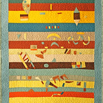 <b>Horizontals, 1939 (after: Wassily Kandinsky)</b><br/> Rebecca Kamm (Art Quilt, 2011)<a href="//farm9.static.flickr.com/8349/8200574758_3268fcafdd_o.jpg" title="High res">&prop;</a>
