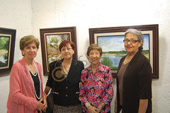 0525. Conchis Echánove, Graciela Garza, Juanita Garza y Evelia García Guerra.
