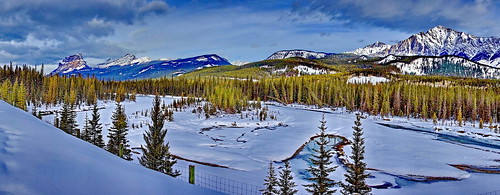 Castle Mountain, Bow Valley (2/2), Canada (j.canada) winter sky mountain snow canada nature water zeiss creek river landscape view sony ab panoramic alberta carl translucent rockymountain banff za f28 geographic nationalgeographic banffnationalpark castlemountain 2470mm bowvalley variosonnar 2013 a99 mountishbel sal2470z zeiss2470f28 variosonnart28222470