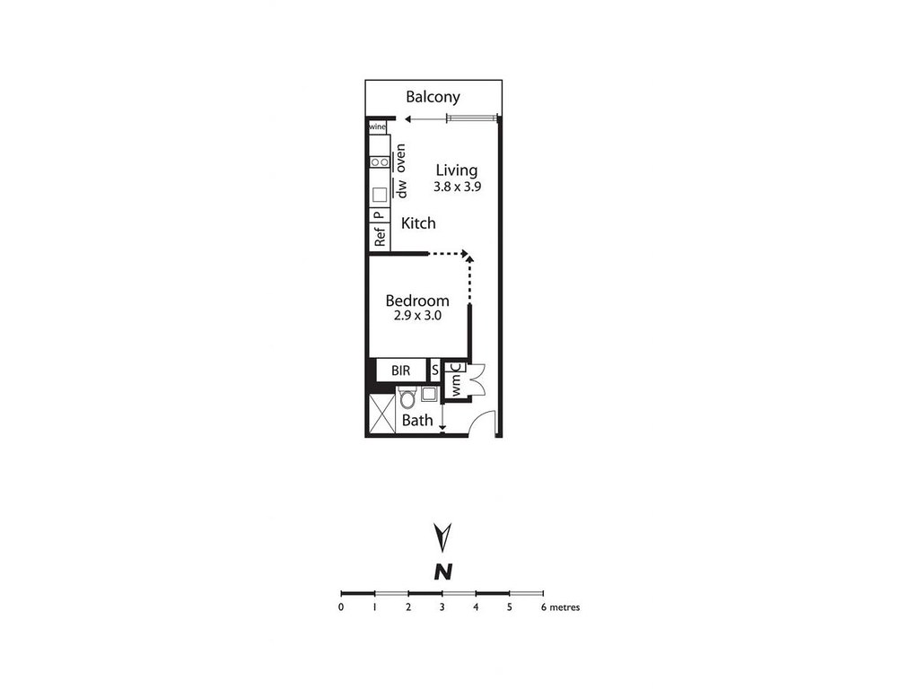 103/3 Clara Street, South Yarra VIC 3141 floorplan