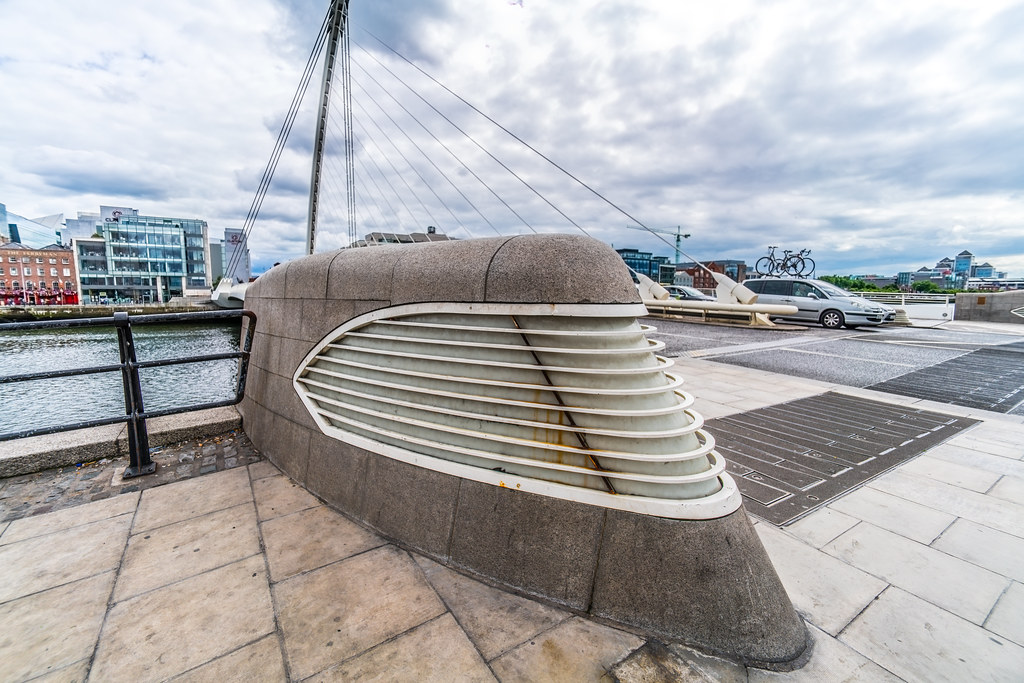 A Super-Wide Angle View Of The Samuel Beckett Bridge [I Used The Voigtländer 15mm 4.5 Super Wide Heliar Lens]-119021