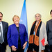 UN Women Executive Director Michelle Bachelet meets with representatives of Pakistan