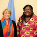 UN Women Executive Director Michelle Bachelet meets with Minister of Ghana