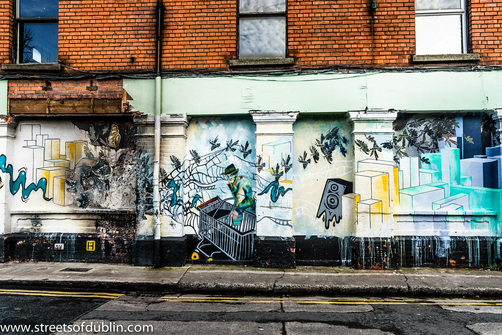 Dublin Street Art On Little Green Street In Dublin (Ireland)