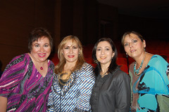 0458. María Aurora Ramírez, Lupita Tijerina, Laura Soberón de Rodríguez y Tere Cantú.