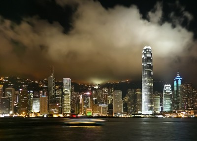 Hong Kong Skyline at night - 香港