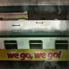 It's a passenger train! In Kampala!