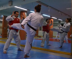 Taekwondo - entrenamiento competición