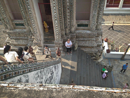 Climbing Wat Arun • <a style="font-size:0.8em;" href="http://www.flickr.com/photos/96277117@N00/8644602244/" target="_blank">View on Flickr</a>